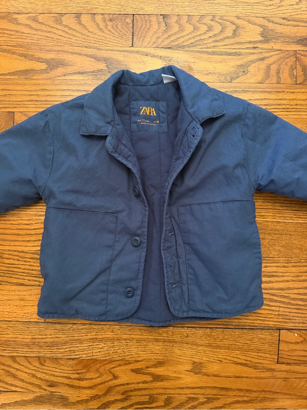Zara Navy Kids' Chore Jacket